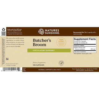 Butcher's Broom<br>Powerful herb for its circulatory benefits
