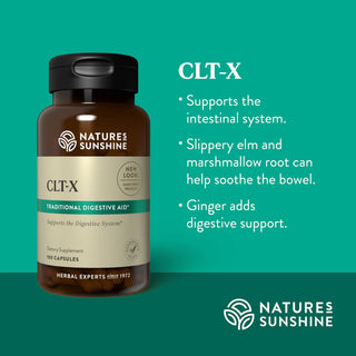 CLT-X<!cltx!> <br>Helps alleviate occasional intestinal distress
