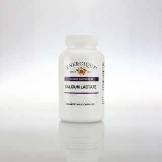 Calcium Lactate 250 caps from Energique® Nerves, cells, muscles, bones
