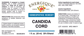 Candida Cord 1oz. from Energique® Bloated abdomen,  indigestion
