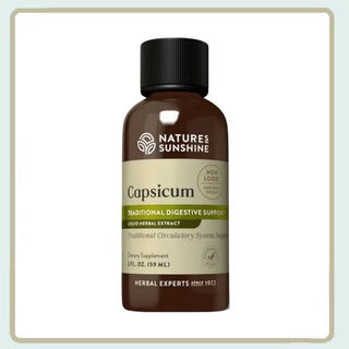 Capsicum Extract (2 fl. oz.) <br> Provides digestive and circulatory support