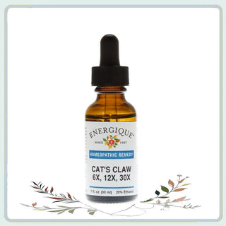 Cat's Claw 6X, 12X, 30X  - 1 oz. Exhaustion, joint pain, and immune weakeness
