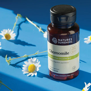 Chamomile <br>Nervous system support- Promotes restful sleep