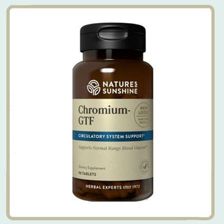Chromium GTF (90 tabs) <br>Maintains blood sugar levels
