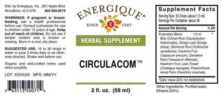 Circulacom 2 oz.from Energique® Blood circulation & venous function.
