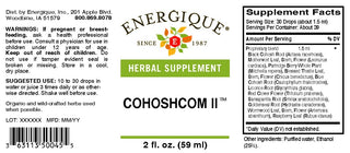 COHOSHCOM II - 2 oz. Supporting hormone balance and menopausal health.
