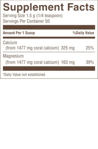 Coral Calcium <br>Benefits Your Bones and your pH with an alkalizing effect