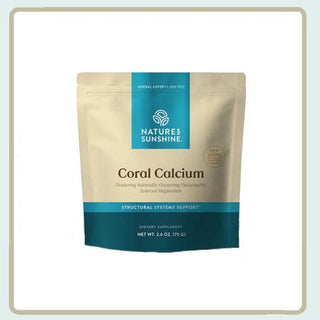 Coral Calcium <br>Benefits Your Bones and your pH with an alkalizing effect
