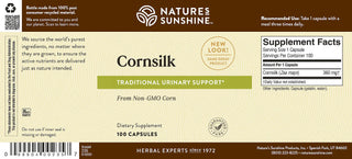 Cornsilk <br> Traditionally used for soothing urinary discomfort