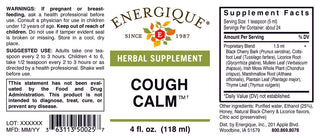 Cough Calm 4 oz. from Energique® Seasonal respiratory distress.
