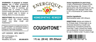 Coughtone - Tickling, short, dry cough, barking cough, very deep cough, and hoarseness.
