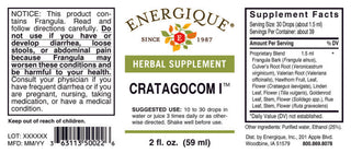 Cratagocom ™ 2 oz. from Energique® Supports the circulatory system.
