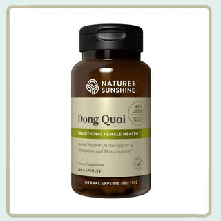 Dong Quai <BR>Promotes circulation, calm nerves and regulate menstruation.