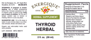 Thyroid Herbal 2 oz. from Energique®
