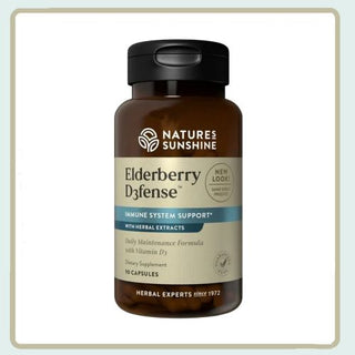 Elderberry D3fense from Natures Sunshine  Immune & respiratory function.