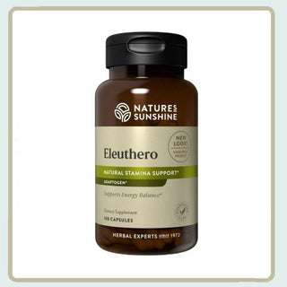 Eleuthero<br>Supports energy, stamina and endurance
