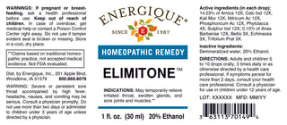 Elimitone 1 oz. from Energique® Throat, swollen glands & sore joints
