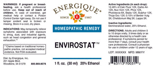 Envirostat  1 oz. from Energique®  Head congestion, general exhaustion