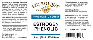 Estrogen Phenolic 1 oz. from Energique® If hormonal irregularities