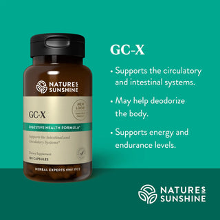 GC-X 100 caps<!GCX!> <br>Circulatory and intestinal systems support