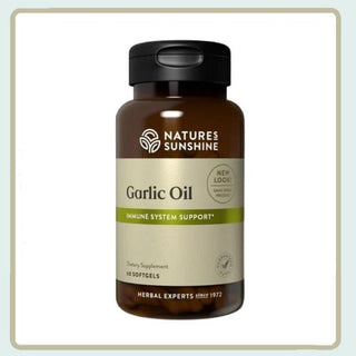 Garlic Oil <br>Each capsule is equivalent to 1,000 mg garlic cloves.