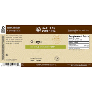Ginger<br>Occasional stomach discomfort and motion sickness