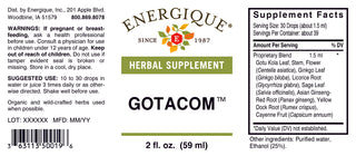 Gotacom 2 oz. from Energique® Supports the brain and endocrine system.