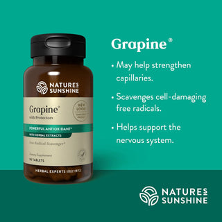 Grapine w/Protectors <br> Scavenges cell-damaging free radicals.