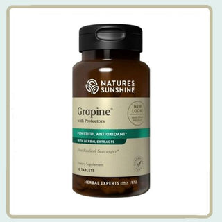 Grapine w/Protectors <br> Scavenges cell-damaging free radicals.
