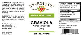 Graviola Leaf (50%), 2oz  from Energique® Cells & Antioxidant support.
