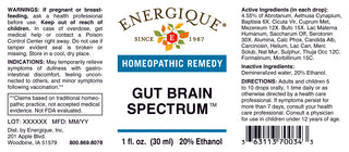 Gut Brain Spectrum 1 oz. from Energique® Vaccination detox and more