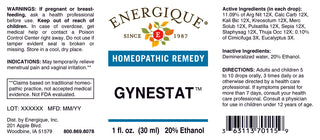 Gynestat 1 oz. from Energique® Ovaries, uterus, cervix detoxification.
