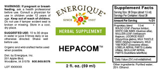 Hepacom 2 oz. from Energique® To support liver health.
