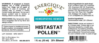 Histastat Pollen 1 oz. from Energique® Sinus, runny nose & sneezing.
