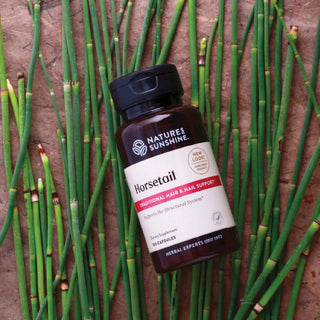 Horsetail <br> Traditionally used to strengthen & support hair & nails