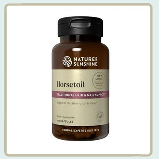 Horsetail <br> Traditionally used to strengthen & support hair & nails
