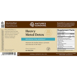 Heavy Metal Detox <br>Balance of metals and minerals in the body