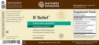 IF Relief<br>Natural processes for recovery from soreness