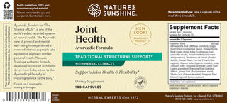 Joint Health, Ayurvedic (100 caps) <br>Joint support and flexibility