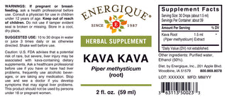 Kava Kava 2 oz. Anxiety, stress, restlessness, sleeping problems.