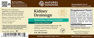 Kidney Drainage (2 fl. oz.)<br>Supports urinary and kidney function
