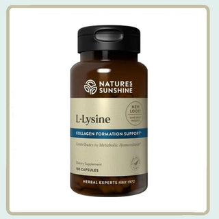 L-Lysine <br>Supports structural system & metabolic homeostasis
