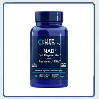 NAD+ Cell Regenerator™ & Resveratrol Elite™ - 30 veg. capsules
