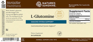 l-Glutamine (30 caps) <br>Gastrointestinal, immune, cognitive function