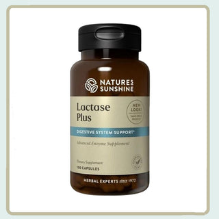 Lactase Plus (100 caps)<br>Aids in the breakdown of dairy foods
