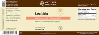 Lecithin<br>Protective sheaths for the nerves throughout your body