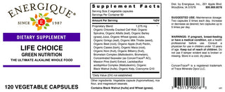 Life Choice 120 caps from Energique® Antioxidants for cellular defense
