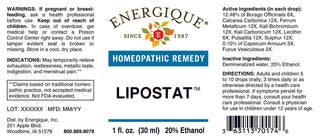 LIPOSTAT 1 oz. from Energique® Fatigue, restlessness, menstrual pain.
