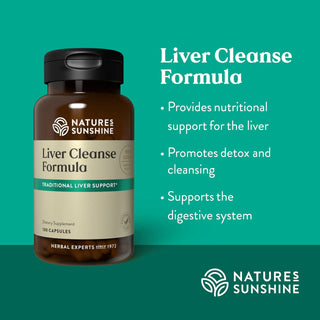 Liver Cleanse Formula<br>Supports the liver’s vital functions