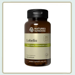 Lobelia<br>Supports nervous system & respiratory health